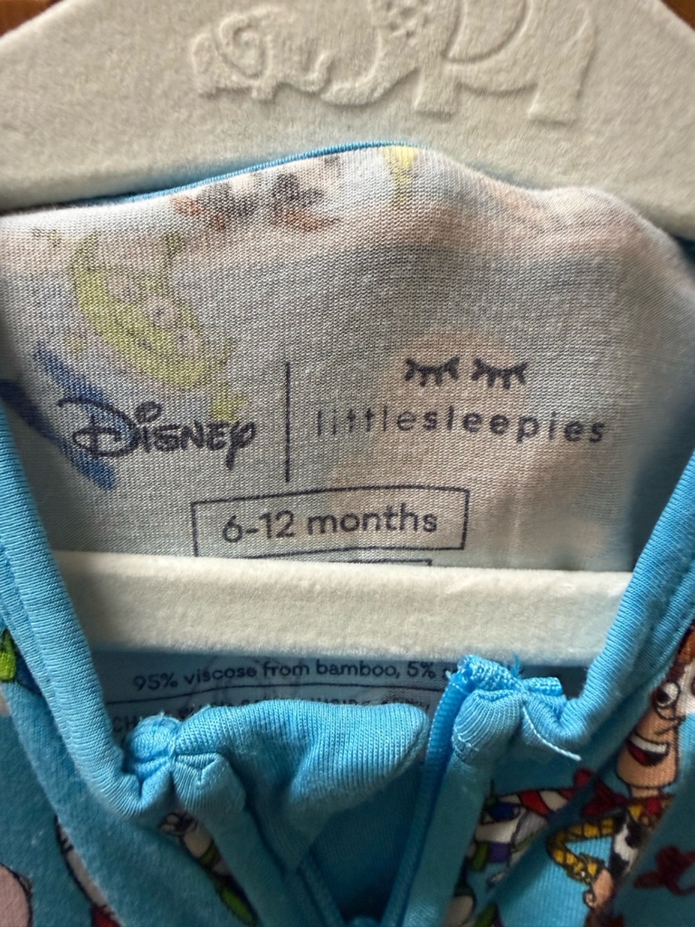 Disney Toy Story Blue little sleepies zippy - Picture 2 of 3